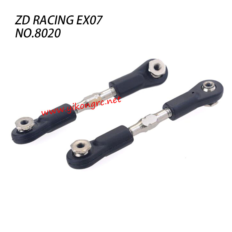 ZD Racing EX-07 Parts Steering Rods I 8020 front