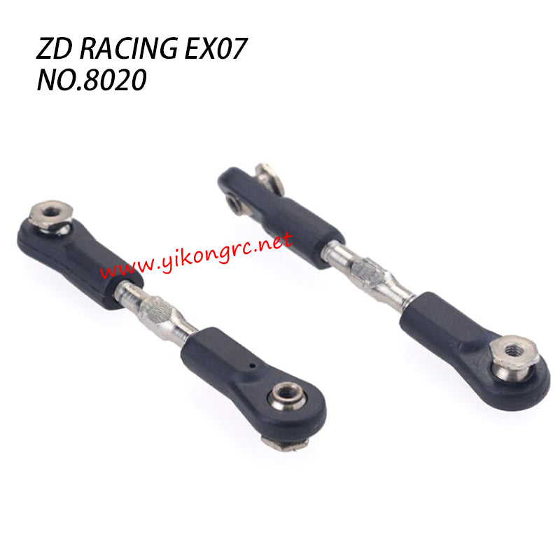 ZD Racing EX-07 Parts Steering Rods I 8020 rear
