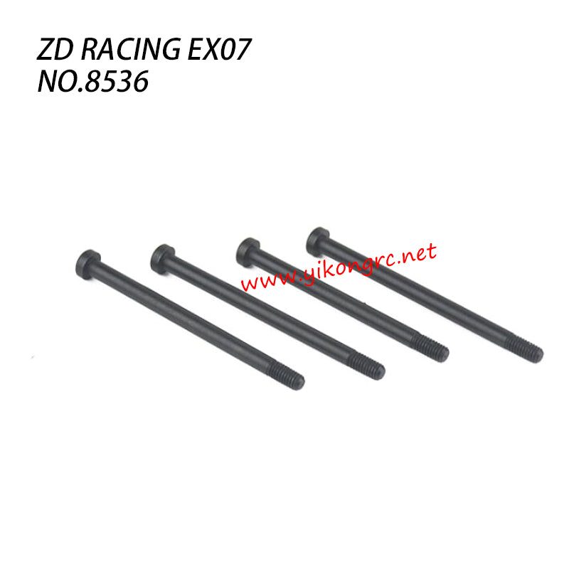 ZD Racing EX07 RC Truck Parts C Mount and Rear Hub Carrier Pin 8536