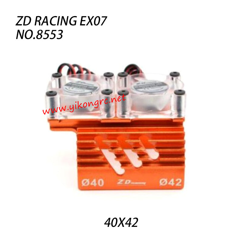 ZD Racing EX07 RC Truck Parts Motor Heatsink φ40 φ42 8553