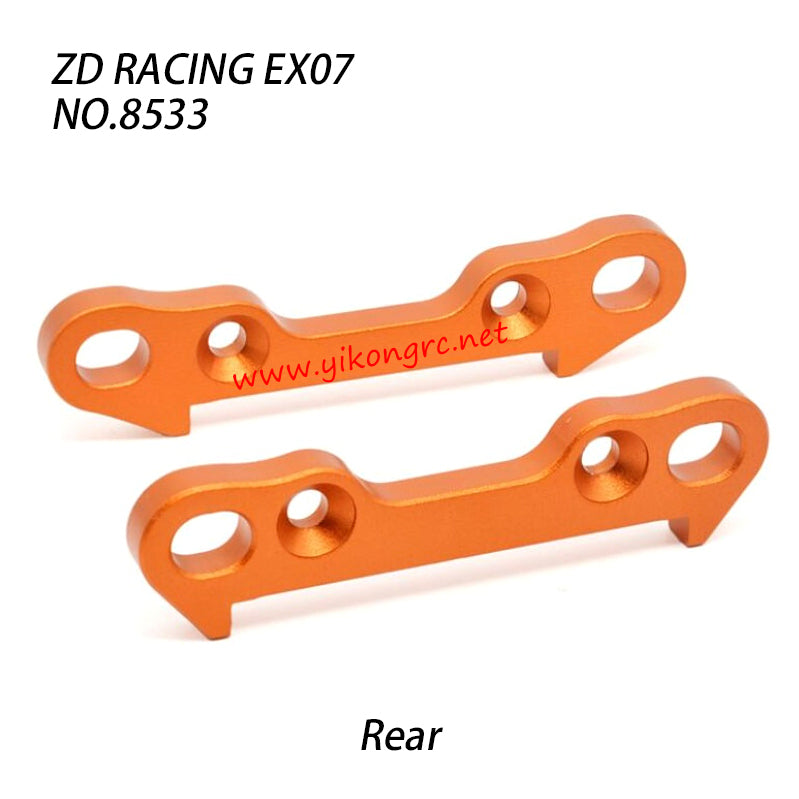 ZD Racing EX07 RC Truck Parts Rear Suspension Hinge Pin Holder 8533 metal