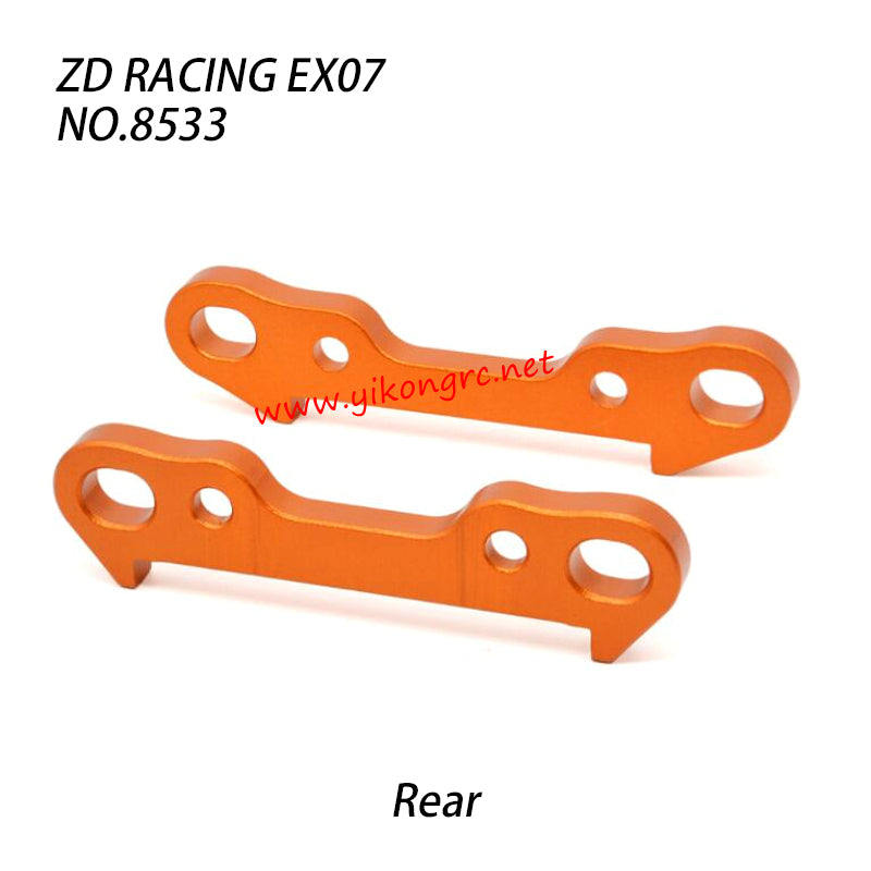 ZD Racing EX07 RC Truck Parts Rear Suspension Hinge Pin Holder 8533 orange