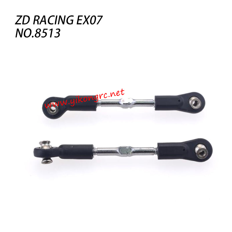 ZD Racing EX07 RC Truck Parts Steering Rods II 8513 front