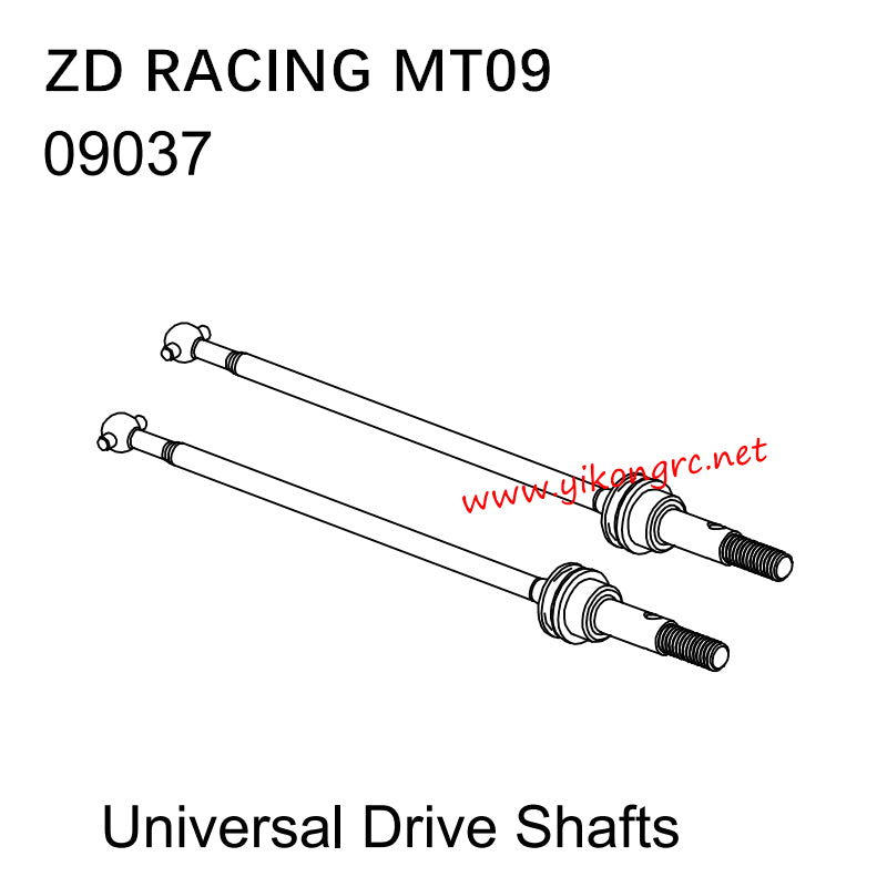 ZD Racing MT09 RC Car Parts 09037 Universal Drive Shafts