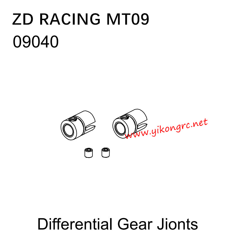 ZD Racing MT09 RC Car Parts 09040 Differential Gear Jionts