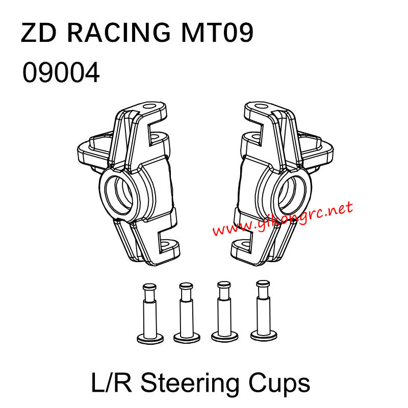 ZD Racing MT09 RC Truck Parts 09004 L-R Steering Cups