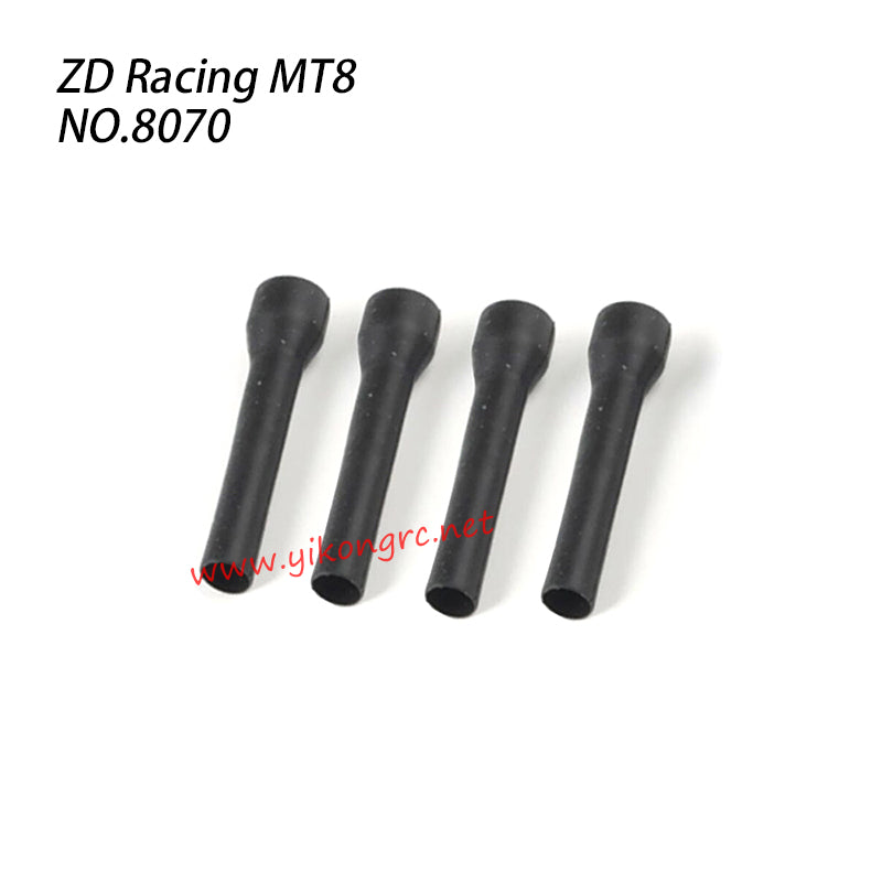 ZD Racing MT8 Pirates3 1/8 RC Car Parts Dust Covers for Shock Shaft 8070