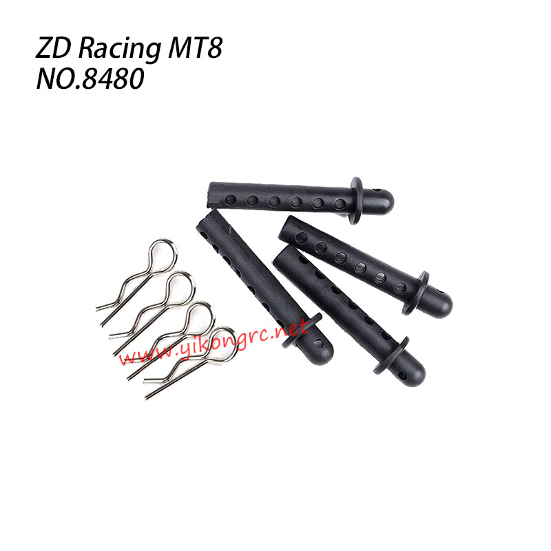 ZD Racing MT8 Pirates3 Monster Truck Parts Body Mount 8480