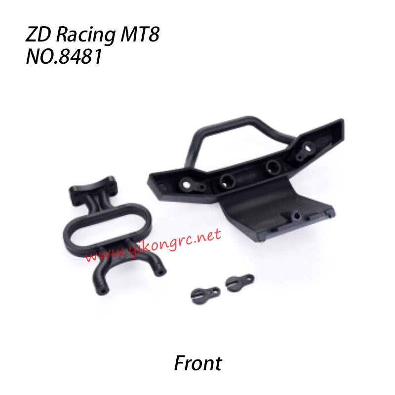 ZD Racing MT8 Pirates3 Monster Truck Parts Front Bumper 8481