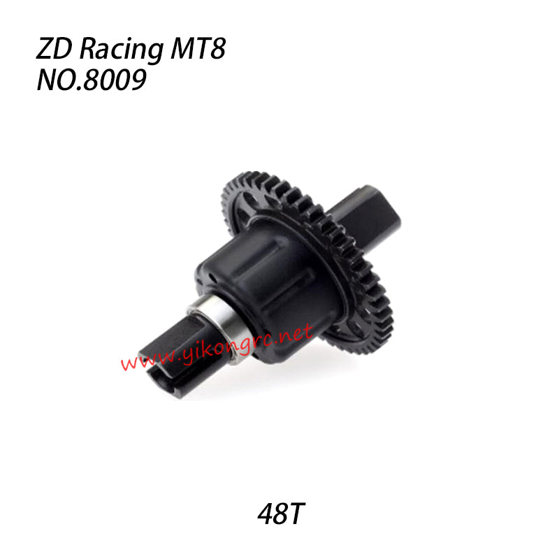 ZD Racing MT8 Pirates3 Parts 48T Steel Center differential complete 8009
