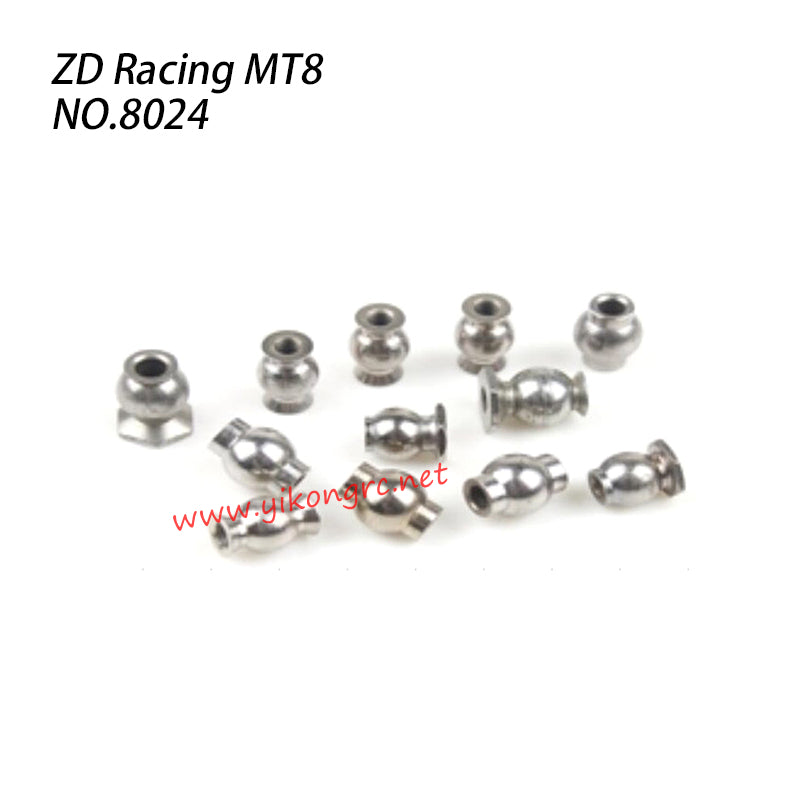 ZD Racing MT8 Pirates3 Parts All ball heads 8024