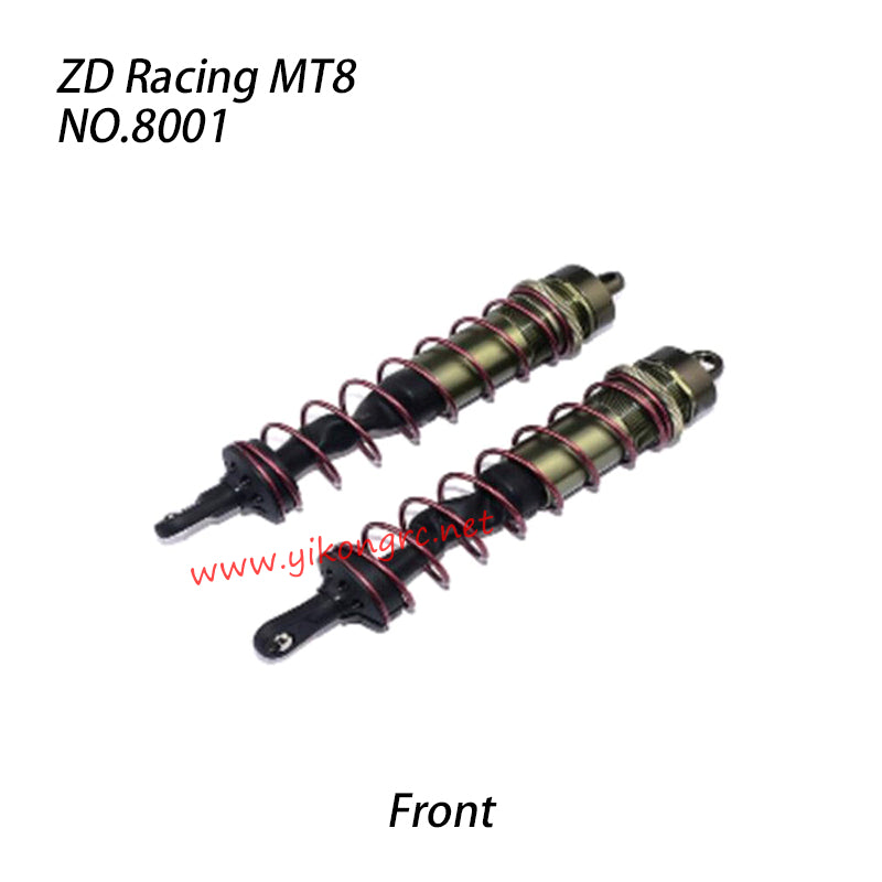 ZD Racing MT8 Pirates3 Parts Front Shock Absorbers 8001