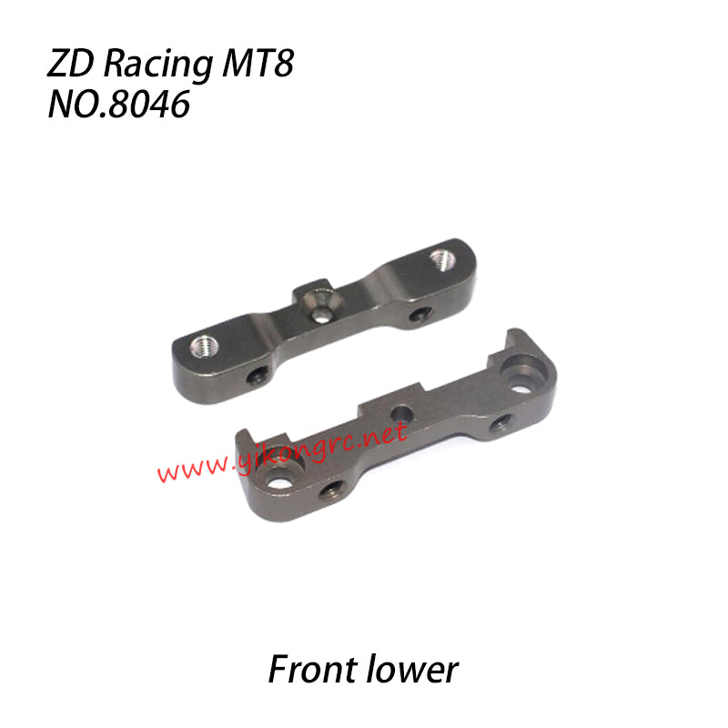 ZD Racing MT8 Pirates3 Parts Front lower suspension Bracket mounts CNC 8046