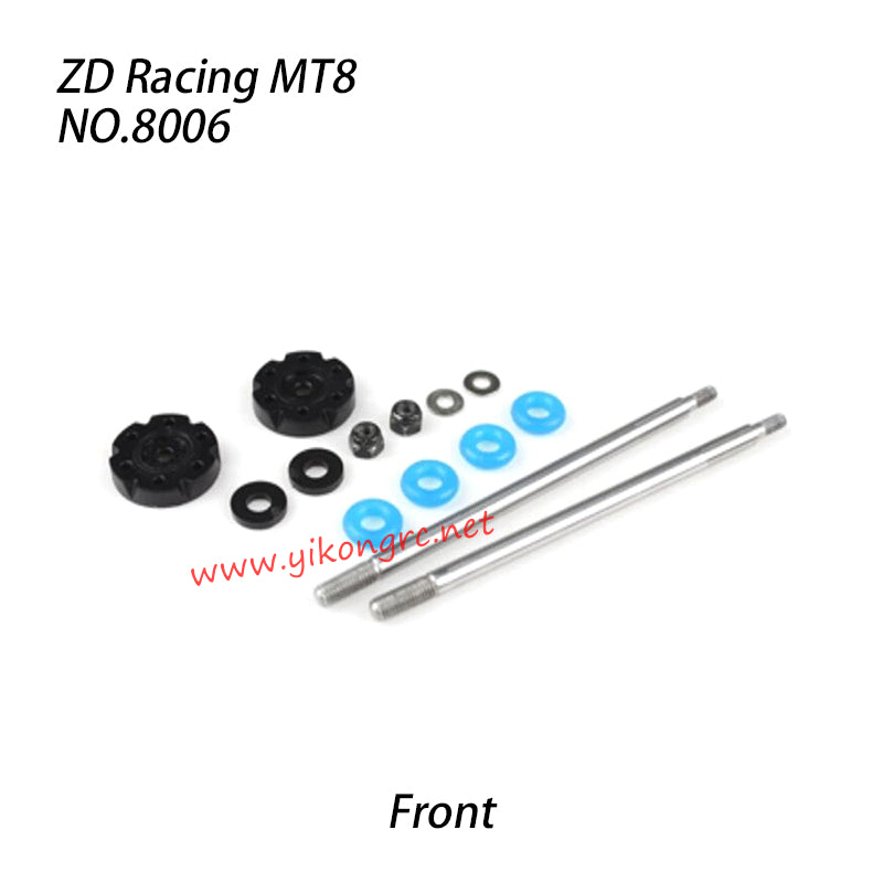 ZD Racing MT8 Pirates3 Parts Front shock shaft set 8006
