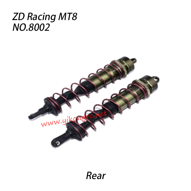 ZD Racing MT8 Pirates3 Parts Rear Shock Absorbers 8002