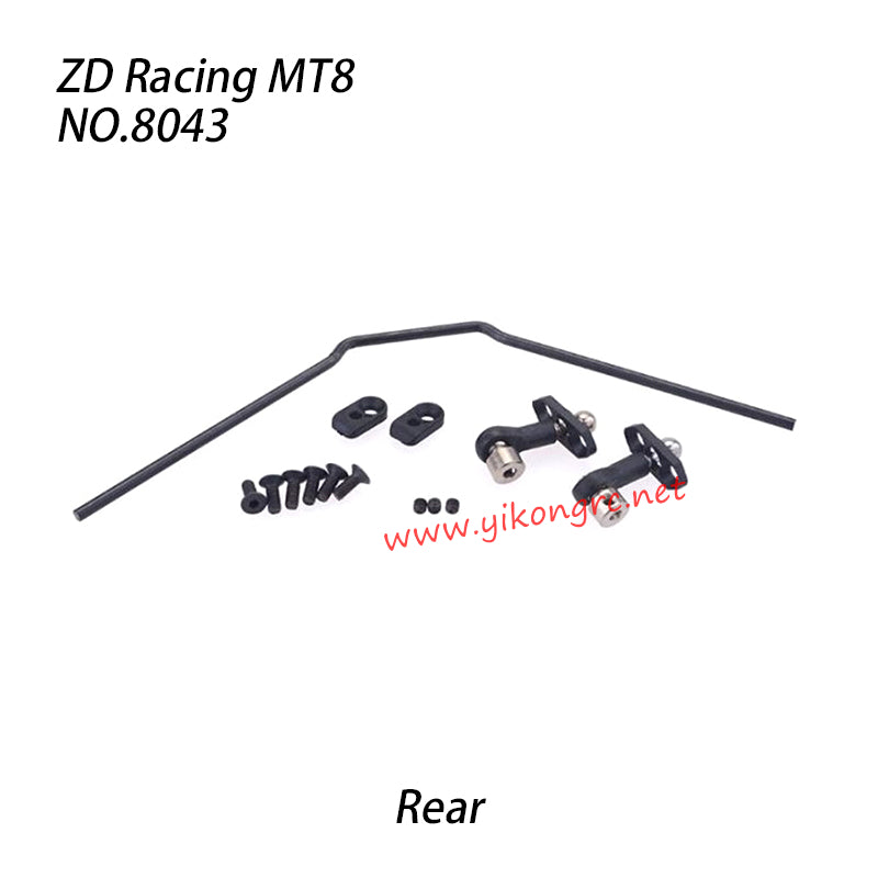 ZD Racing MT8 Pirates3 Parts Rear anti roll bars 8043