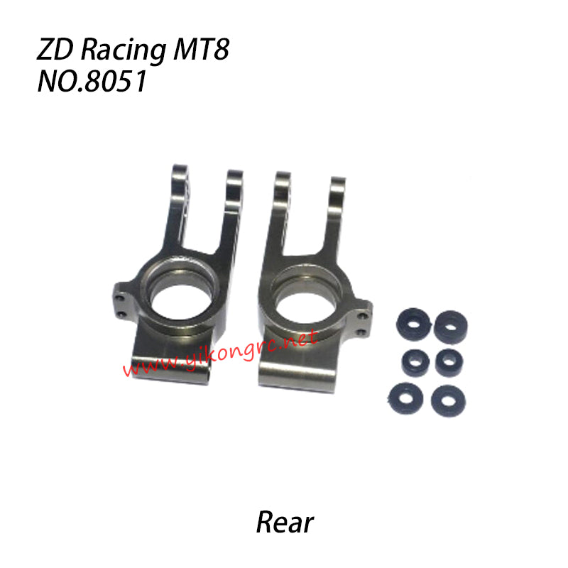 ZD Racing MT8 Pirates3 RC Vehicle Parts Rear hub Carriers 8051