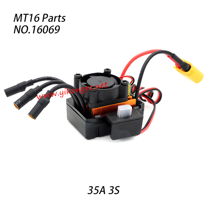 ZD Racing MT 16 RC Car Parts 35A 3S ESC Assembly 16069