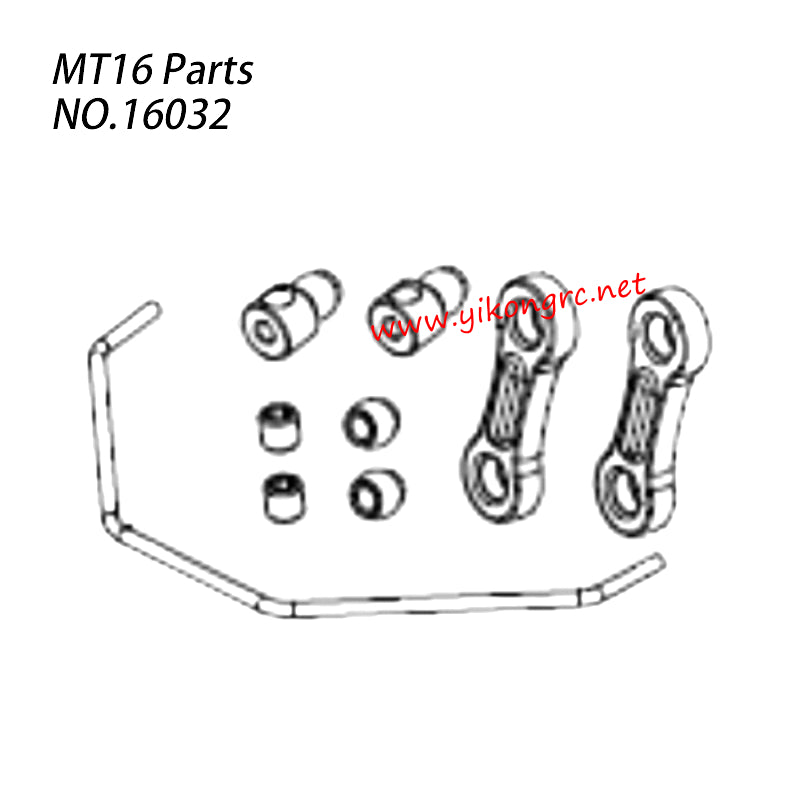 ZD Racing MT 16 RC Car Parts Anti-Roll Bar Components 16032