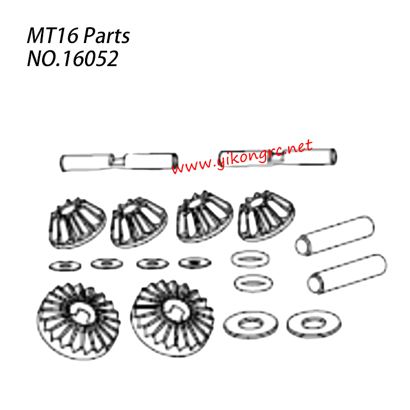 ZD Racing MT 16 RC Car Parts Differential Small Bevel Gear 16052