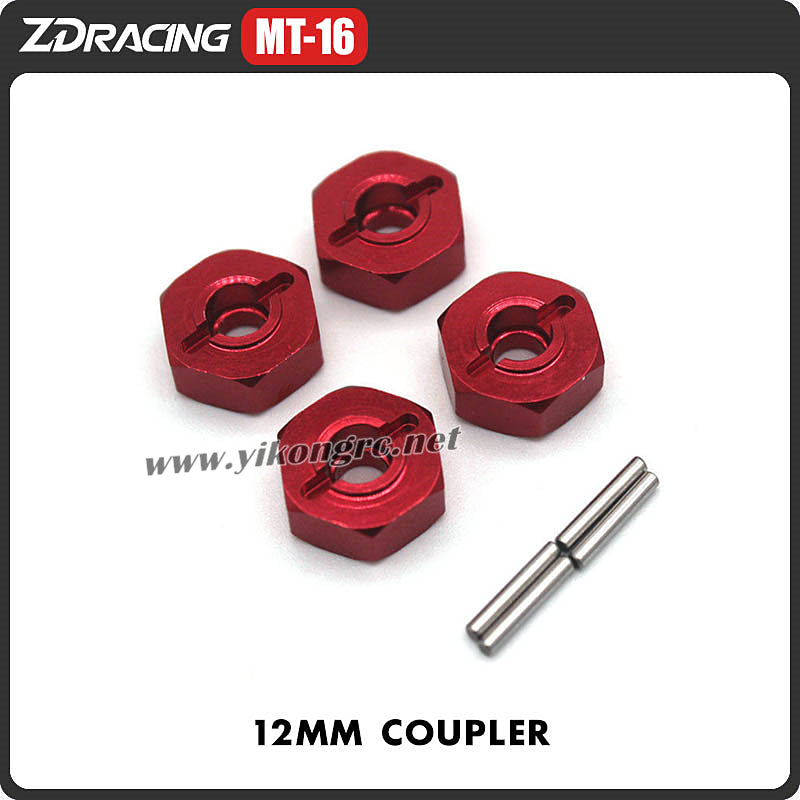 ZD Racing MT 16 RC Car Upgrade Parts 12mm Coupler