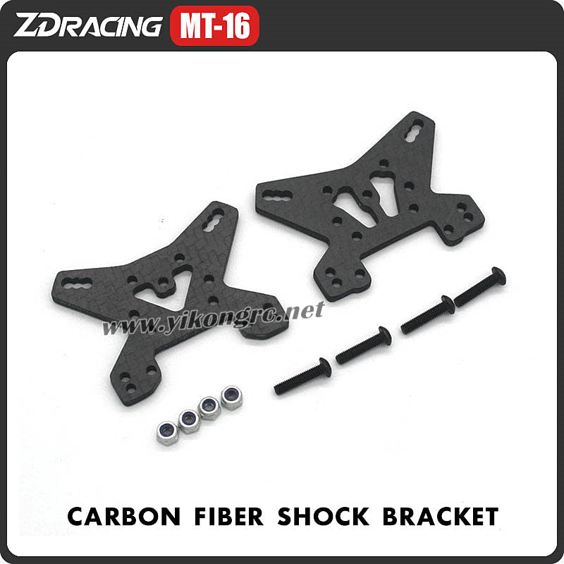 ZD Racing MT 16 RC Car Upgrade Parts Carbon Fiber Shock Bracket