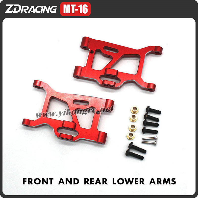 ZD Racing MT 16 RC Car Upgrade Parts Front And Rear Lower Arms 1pair