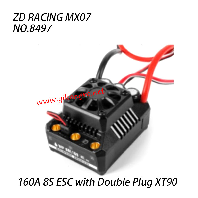ZD Racing MX07 Parts Hobbywing Max 6 160A 8S ESC with Double Plug XT90 8497