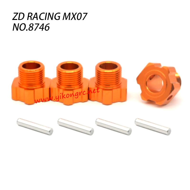 ZD Racing MX07 RC Truck Parts Wheel Hub 8746